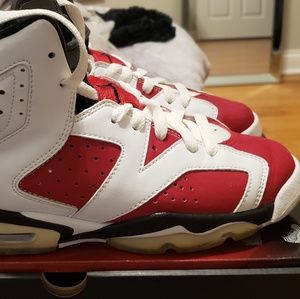 USED Air Jordan 6 CDP Carmine size 4.5